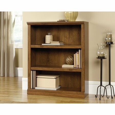 SAUDER 3 Shelf Bookcase Ooa , Two adjustable shelves for flexible storage options 410372